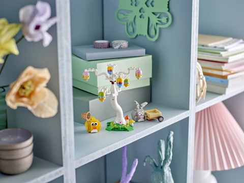 LEGO Iconic 40808 Coniglietto Pasquale e Caccia alle Uova, Giocattolo di Pasqua Coniglio e Uccellino, Regalo Bambine e Bambini 8+