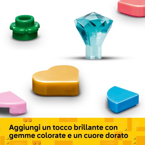 LEGO Iconic 40816 Uovo di Pasqua Decorativo, Decorazione Pasquale Giocattolo con Elementi Colorati, Regalo Arti e Mestieri 9+ Anni