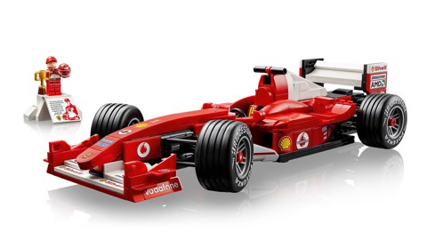 LEGO ICONS 11375 Ferrari F2004 e Michael Schumacher