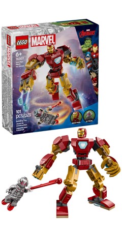 LEGO | Marvel 76307 Mech di Iron Man Contro Ultron
