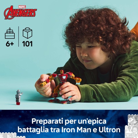 LEGO | Marvel 76307 Mech di Iron Man Contro Ultron