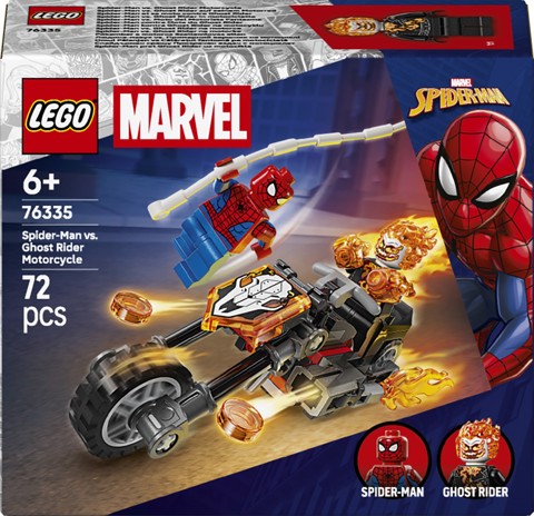 LEGO Marvel | 76335 Spider-Man vs. Ghost Rider in Motocicletta