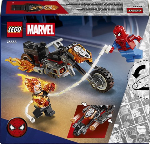 LEGO Marvel | 76335 Spider-Man vs. Ghost Rider in Motocicletta