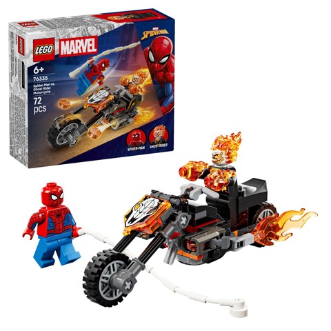 LEGO Marvel | 76335 Spider-Man vs. Ghost Rider in Motocicletta