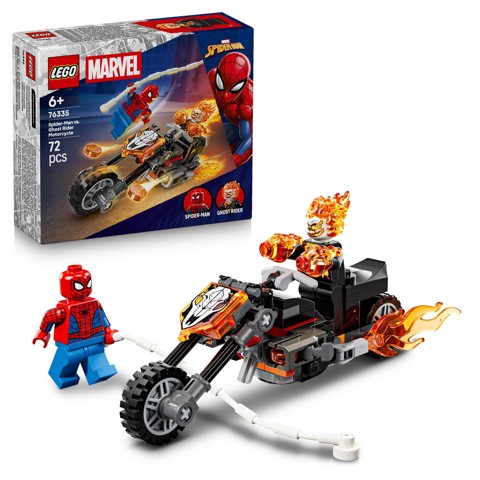 LEGO Marvel | 76335 Spider-Man vs. Ghost Rider in Motocicletta