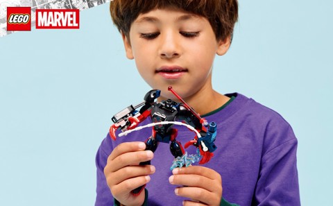 LEGO Marvel | 76337 Mech di Miles Morales vs. Spider-Man 2099