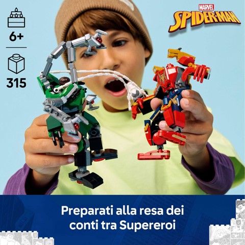 LEGO Marvel | 76338 Battaglia Mech: Spider-Man vs. Doc Ock