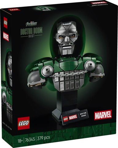 LEGO | Marvel 76345 Busto del Dottor Destino, Kit di Modellismo per Adulti da Esposizione con Minifigure, Regalo Fan del Film