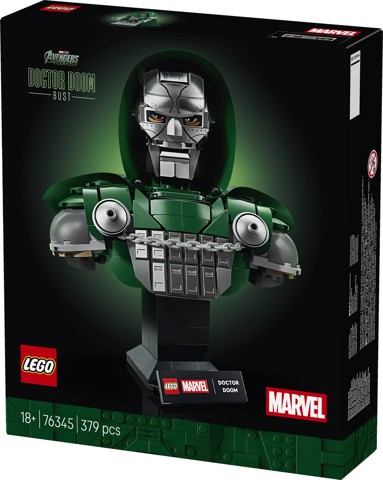 LEGO | Marvel 76345 Busto del Dottor Destino, Kit di Modellismo per Adulti da Esposizione con Minifigure, Regalo Fan del Film