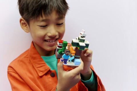 LEGO Minecraft 21583 Avventura di Steve nella Taiga