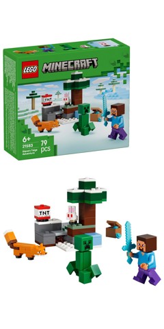 LEGO Minecraft 21583 Avventura di Steve nella Taiga