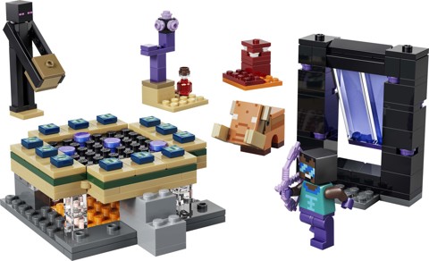LEGO Minecraft 21584 Viaggio nel Portale del Nether e dell’End