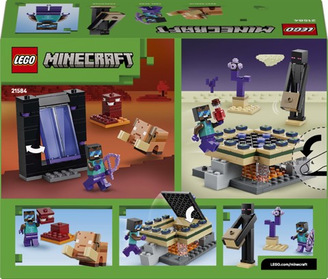 LEGO Minecraft 21584 Viaggio nel Portale del Nether e dell’End