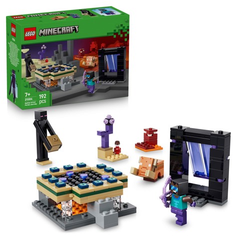 LEGO Minecraft 21584 Viaggio nel Portale del Nether e dell’End