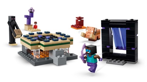 LEGO Minecraft 21584 Viaggio nel Portale del Nether e dell’End