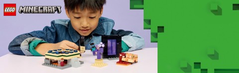LEGO Minecraft 21584 Viaggio nel Portale del Nether e dell’End
