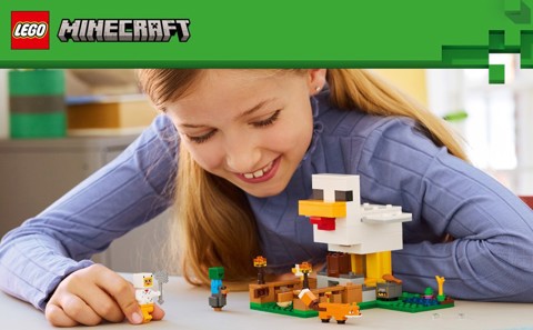 LEGO Minecraft 21585 Fattoria di Galline