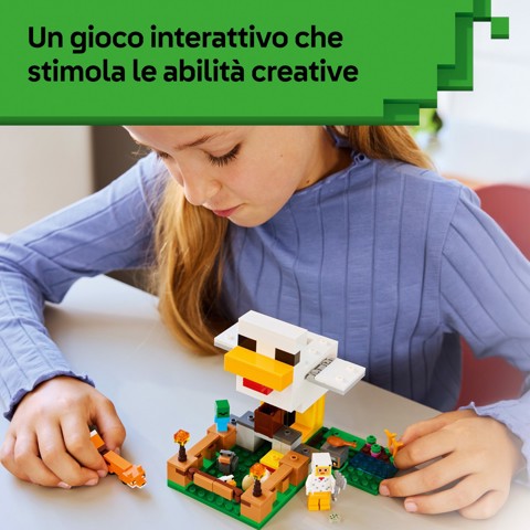 LEGO Minecraft 21585 Fattoria di Galline
