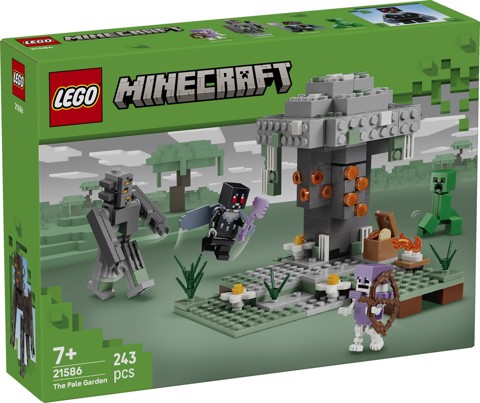 LEGO Minecraft 21586 Giardino Pallido, Bioma in Miniatura con Minifigure e Mob, Regalo per Gamer, Bambini e Bambine 7+ Anni