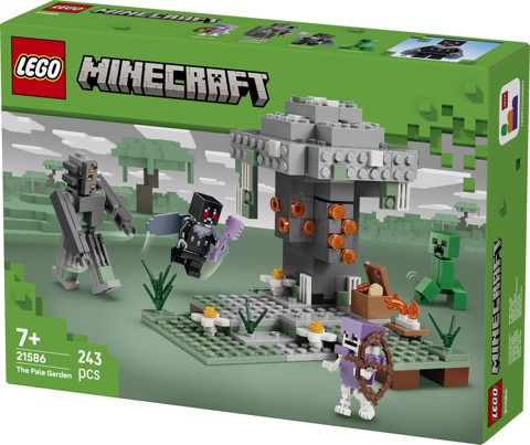 LEGO Minecraft 21586 Giardino Pallido, Bioma in Miniatura con Minifigure e Mob, Regalo per Gamer, Bambini e Bambine 7+ Anni