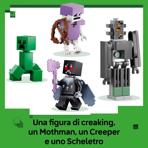 LEGO Minecraft 21586 Giardino Pallido, Bioma in Miniatura con Minifigure e Mob, Regalo per Gamer, Bambini e Bambine 7+ Anni