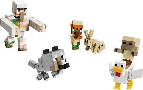 LEGO Minecraft 21592 Attacco nel Deserto del Fantino di Polli