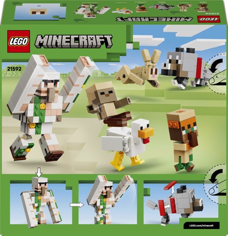 LEGO Minecraft 21592 Attacco nel Deserto del Fantino di Polli