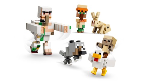 LEGO Minecraft 21592 Attacco nel Deserto del Fantino di Polli