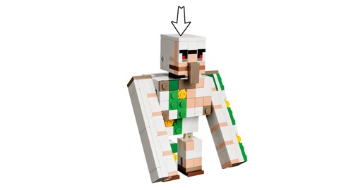 LEGO Minecraft 21592 Attacco nel Deserto del Fantino di Polli