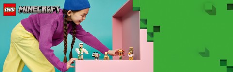 LEGO Minecraft 21592 Attacco nel Deserto del Fantino di Polli, Giocattolo con 6 Personaggi, Regalo per Gamer e Bambini da 9+