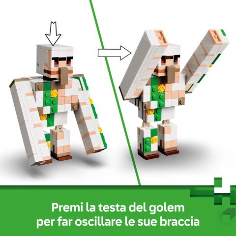 LEGO Minecraft 21592 Attacco nel Deserto del Fantino di Polli, Giocattolo con 6 Personaggi, Regalo per Gamer e Bambini da 9+