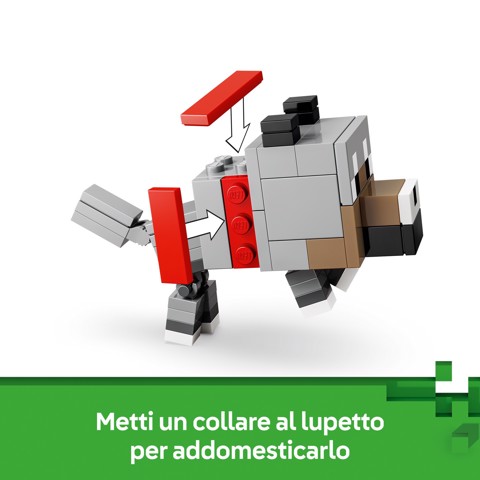 LEGO Minecraft 21592 Attacco nel Deserto del Fantino di Polli, Giocattolo con 6 Personaggi, Regalo per Gamer e Bambini da 9+