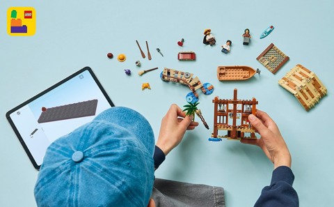 LEGO ONE PIECE 75636 La Capanna del Villaggio Foosha con Barca Giocattolo