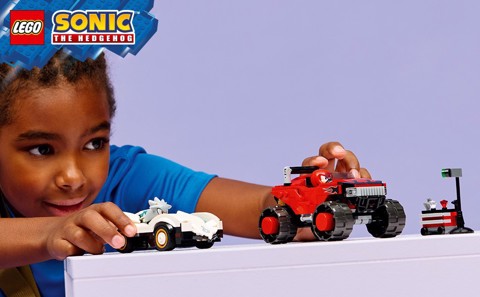 LEGO Sonic the Hedgehog 77118 Auto di Silver vs. Monster Truck di Knuckles