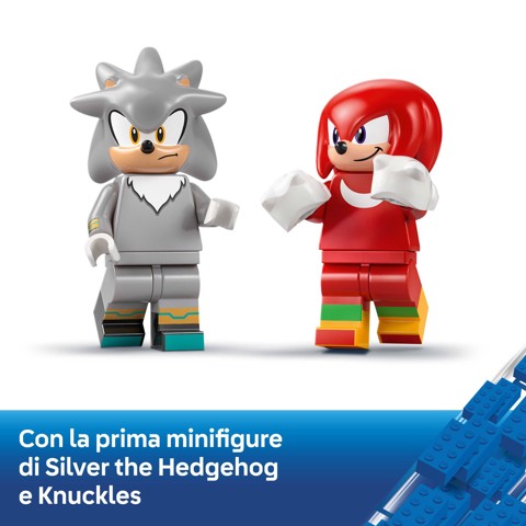 LEGO Sonic the Hedgehog 77118 Auto di Silver vs. Monster Truck di Knuckles