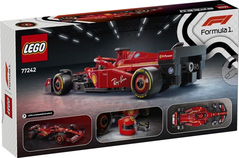 LEGO Speed Champions 77242 Auto da Corsa Ferrari F1 SF-24 Giocattolo da Collezione con Minifigure Formula 1 per Bambini 10+