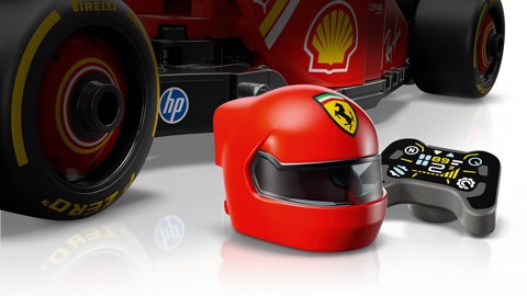 LEGO Speed Champions 77242 Auto da Corsa Ferrari F1 SF-24 Giocattolo da Collezione con Minifigure Formula 1 per Bambini 10+