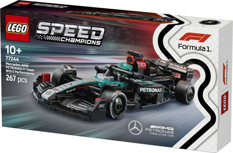 LEGO Speed Champions 77244 Auto da Corsa Mercedes-AMG PETRONAS F1 W 15 Macchina Giocattolo da Collezione con Pilota da 10+