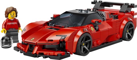 LEGO Speed Champions 77254 Ferrari SF90 XX Auto Sportiva Stradale, Macchina Giocattolo con Minifigure, Regalo per Bambini 9+