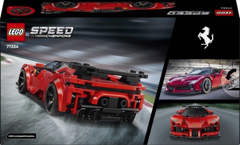 LEGO Speed Champions 77254 Ferrari SF90 XX Auto Sportiva Stradale, Macchina Giocattolo con Minifigure, Regalo per Bambini 9+