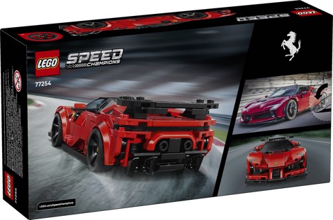 LEGO Speed Champions 77254 Ferrari SF90 XX Auto Sportiva Stradale, Macchina Giocattolo con Minifigure, Regalo per Bambini 9+