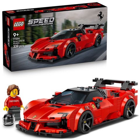 LEGO Speed Champions 77254 Ferrari SF90 XX Auto Sportiva Stradale, Macchina Giocattolo con Minifigure, Regalo per Bambini 9+