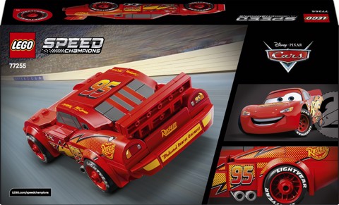 LEGO Speed Champions 77255 Saetta McQueen, Macchina Giocattolo da Collezione, Idea Regalo Disney per Fan del Film Pixar Cars