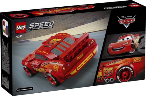 LEGO Speed Champions 77255 Saetta McQueen, Macchina Giocattolo da Collezione, Idea Regalo Disney per Fan del Film Pixar Cars