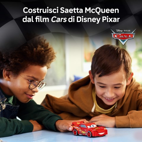 LEGO Speed Champions 77255 Saetta McQueen, Macchina Giocattolo da Collezione, Idea Regalo Disney per Fan del Film Pixar Cars