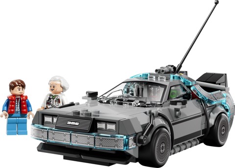 LEGO Speed Champions 77256 Macchina del Tempo di Ritorno al Futuro Giocattolo con 2 Minifigure, Regalo per Bambini e Bambine 9+