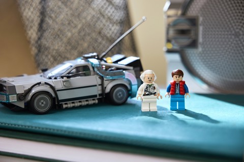 LEGO Speed Champions 77256 Macchina del Tempo di Ritorno al Futuro Giocattolo con 2 Minifigure, Regalo per Bambini e Bambine 9+