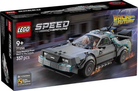 LEGO Speed Champions 77256 Macchina del Tempo di Ritorno al Futuro Giocattolo con 2 Minifigure, Regalo per Bambini e Bambine 9+