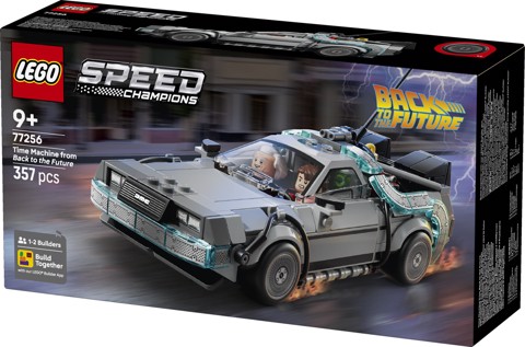 LEGO Speed Champions 77256 Macchina del Tempo di Ritorno al Futuro Giocattolo con 2 Minifigure, Regalo per Bambini e Bambine 9+