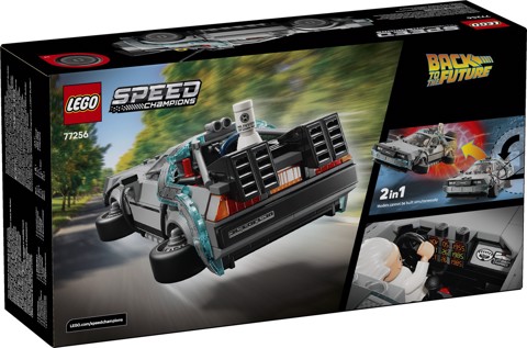 LEGO Speed Champions 77256 Macchina del Tempo di Ritorno al Futuro Giocattolo con 2 Minifigure, Regalo per Bambini e Bambine 9+